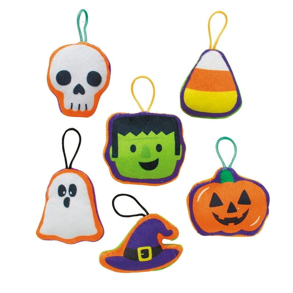 1 3/4" - 2" Bulk 96 Pieces Micro Halloween Stuffed Characters