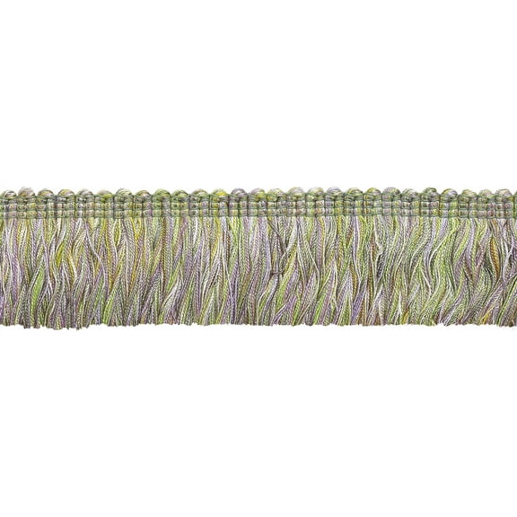 1 3/4" (4cm) Baroque Collection Decorative Brush Fringe Trim # 0175BB,, Sage Lilac Purple #8426 (Lavender Purple, Periwinkle Blue, Sage Green) Sold By The Yard (36"/3 ft/0.9m)