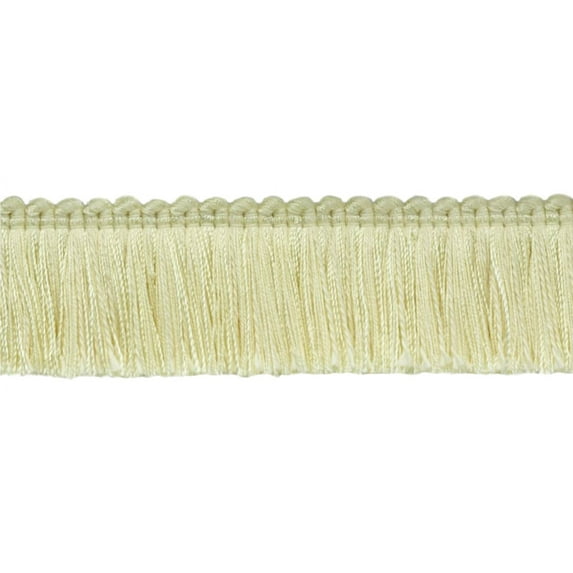 1 3/4" (4cm) Basic Solid Collection Brush Fringe Trim # 0175SB,, Cream Ivory #A2 (Ivory / Cream) Sold By The Yard (36"/3 ft/0.9m)