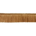 thumbnail image 1 of 1 3/4" (4cm) Basic Solid Collection Shiny Brush Fringe Trim # 0175SB,, Light Brown #091 (Light Yellow Brown) 27 Yards (82 ft/25m), 1 of 1