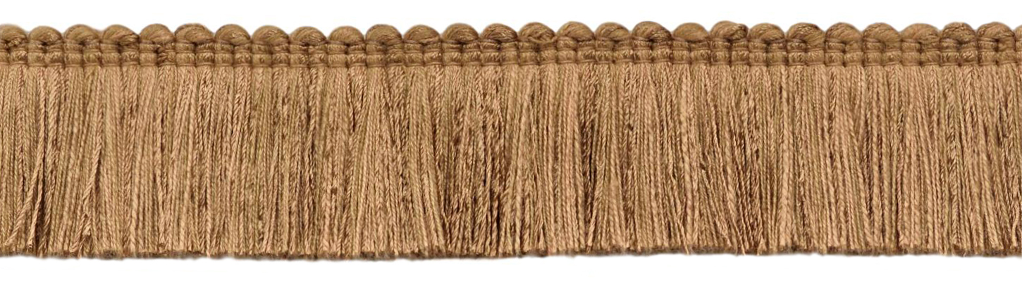 Frangia A Spazzola DecoPro Basic Trim, 4,5 Cm, Colore Oro, Venduta A Metro (0,9 M), Per Cuscini E Tende