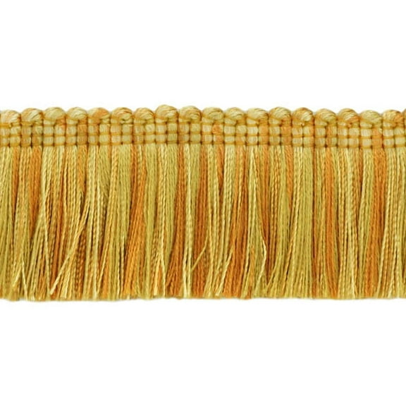 1 3/4" (4cm) Long Noblesse Collection Beautiful Brush Fringe Trim # 0175HB,, Canary Gold #4875 (Dark Gold, Yellow Gold) 27 Yards (82 ft/25m)