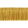 thumbnail image 1 of 1 3/4" (4cm) Long Noblesse Collection Beautiful Brush Fringe Trim # 0175HB,, Canary Gold #4875 (Dark Gold, Yellow Gold) 5 Yards (15 ft/4.5m), 1 of 1