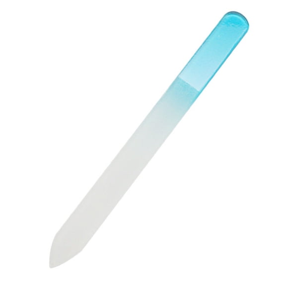 1/3/4/5/6PCS Glass Nail File in Case, Nail File, Glass Fingernail File, Czech Glass File, Double-Sided Glass Nail File for Nail Care, Festvial Gifts Stocking Stuffers