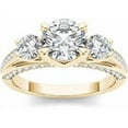 thumbnail image 1 of 1-3/4 Carat T.W. Diamond Three-Stone Engagement Ring in 14kt Yellow Gold, 1 of 1