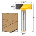 thumbnail image 1 of 1-3/4" Diameter Bottom Cleaning Router Bit - 1/2" Shank - Yonico 14977, 1 of 1