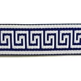 thumbnail image 1 of 1-3/4" Greek Key Jacquard Woven Ribbon Trim - 6 Continuous Yards - Many Colors!, 1 of 2