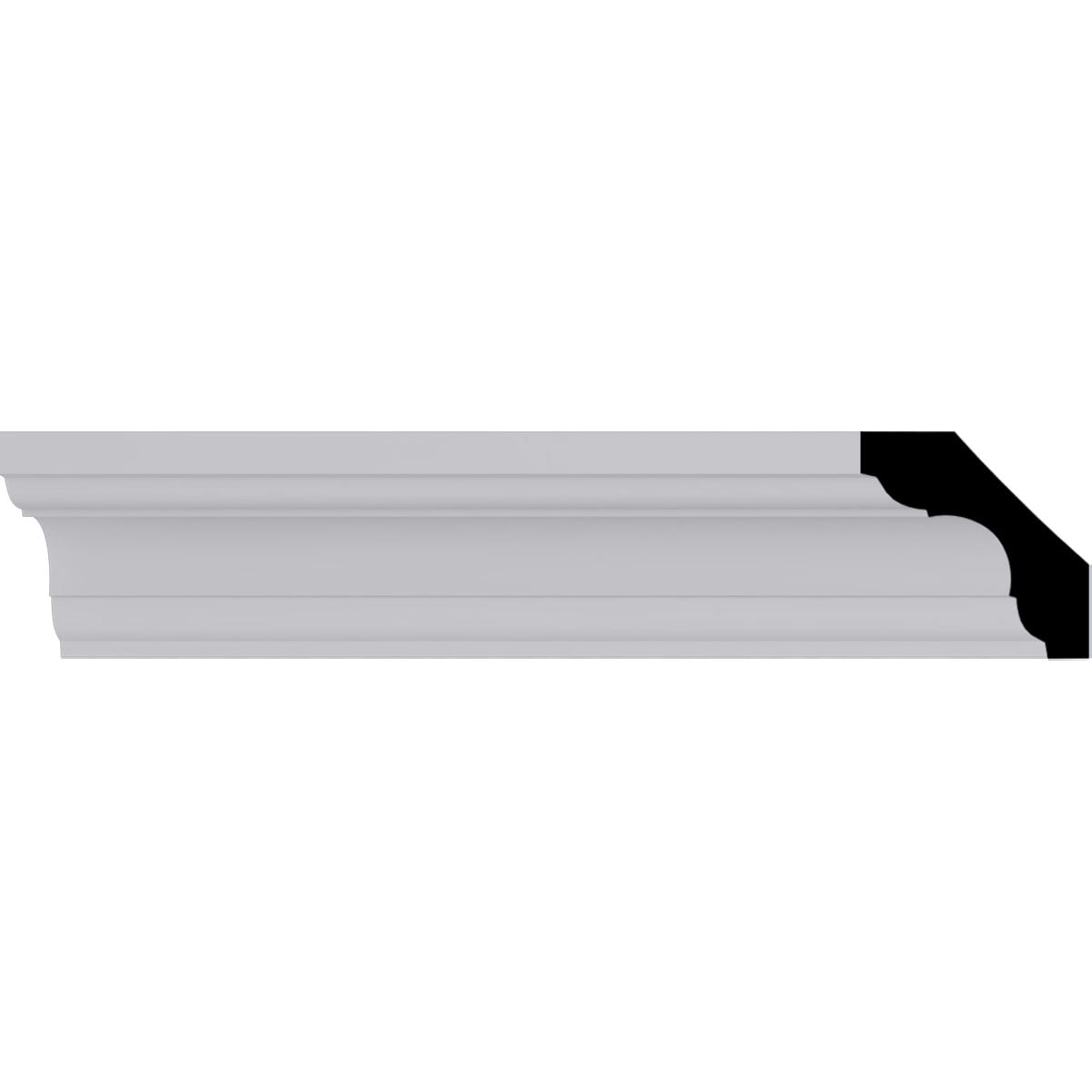 Edinburgh Traditional Smooth White Polyurethane Crown Moulding