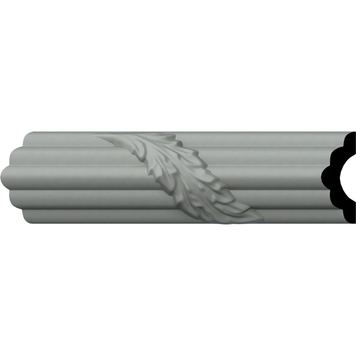 Primed White Decorative Urethane Crown Moulding 94.5"