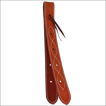 1 3/4" Hilason Harness Leather Off Billet Douple Ply Brown Strap