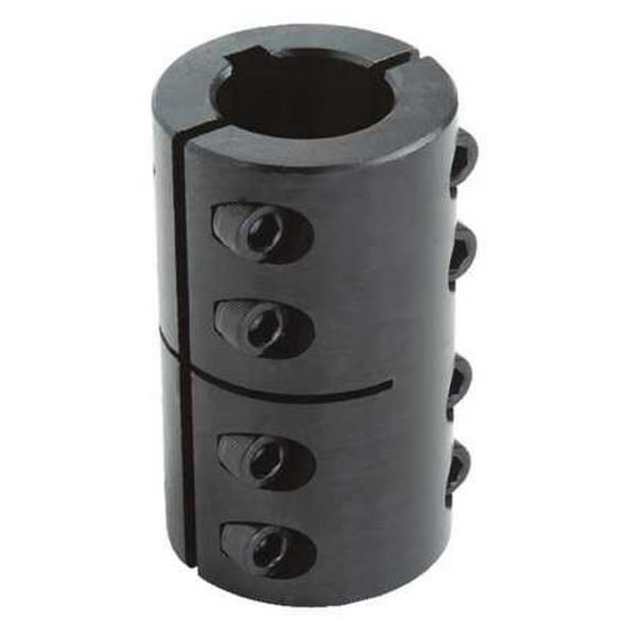 1-3/4" Inside x 3-1/8" Outside Diam, Two Piece Rigid Coupling with Keyway
