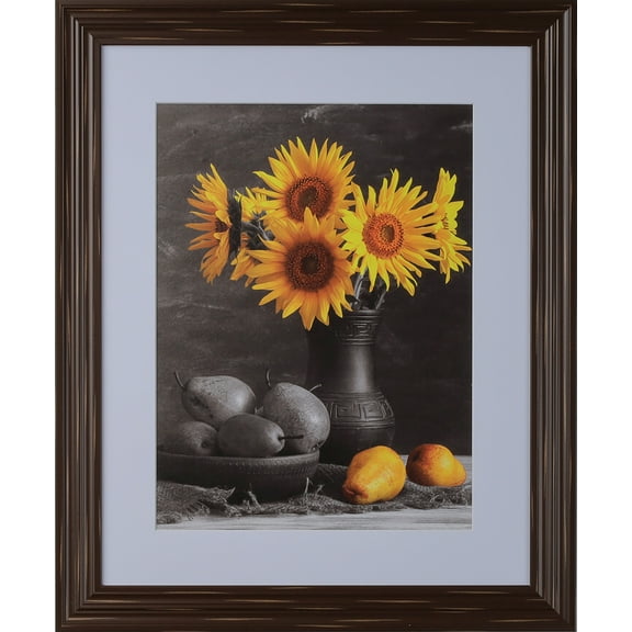 1-3/4" Polystyrene Birch Wood Modern Picture Frame - by WholesaleArtsFrames-com. 16x28 3381 Series - Chocolate Brown - Made In USA