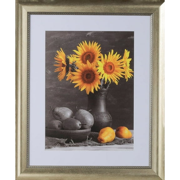 1-3/4" Polystyrene Contemporary Upscale Picture Frame - by WholesaleArtsFrames-com. 16x16 386 Series - Light Silver - Made In USA