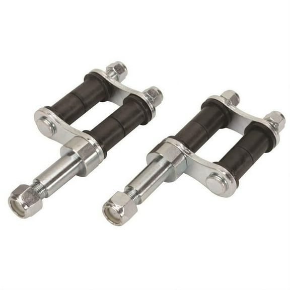 1-3/4 Shackles w/ Shock Stud Mounts, Plain Finish, Street/Hot Rod