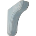 thumbnail image 1 of 1 3/4"W x 5 1/2"D x 5 1/2"H Eaton Wood Vintage Decor Bracket, Driftwood Blue, 1 of 1