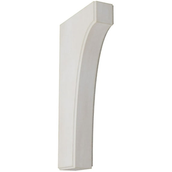 1 3/4"W x 6"D x 12"H Clarksville Wood Vintage Decor Bracket, Chalk Dust White