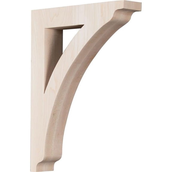 1 3/4"W x 7 1/2"D x 10 1/2"H Medium Thorton Wood Bracket, Walnut
