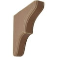 thumbnail image 1 of 1 3/4"W x 7 1/2"D x 7 1/2"H Stratford Wood Vintage Decor Bracket, Weathered Brown, 1 of 6