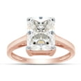 thumbnail image 1 of 1 3/4 ct. t.w 8X6MM Emerald Cut Lab Created Moissanite Diamond Solitaire Engagement Ring For Women In 10K Solid Rose Gold (G-H Color, VVS1 Clarity,1.75 Cttw)-7, 1 of 7