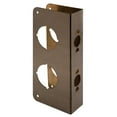 thumbnail image 1 of 1-3/4 in. x 9 in. Thick Solid Brass Lock and Door Reinforcer, 2-1/8 in. Double Bore, 2-3/8 in. Backset, 1 of 2