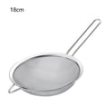 thumbnail image 1 of 1/3/4Pcs/Set Stainless Steel Wire Fine Mesh Oil Strainer Flour Colander Sieve Sifter Pastry Baking Tools Kitchen Accessories, 1 of 10