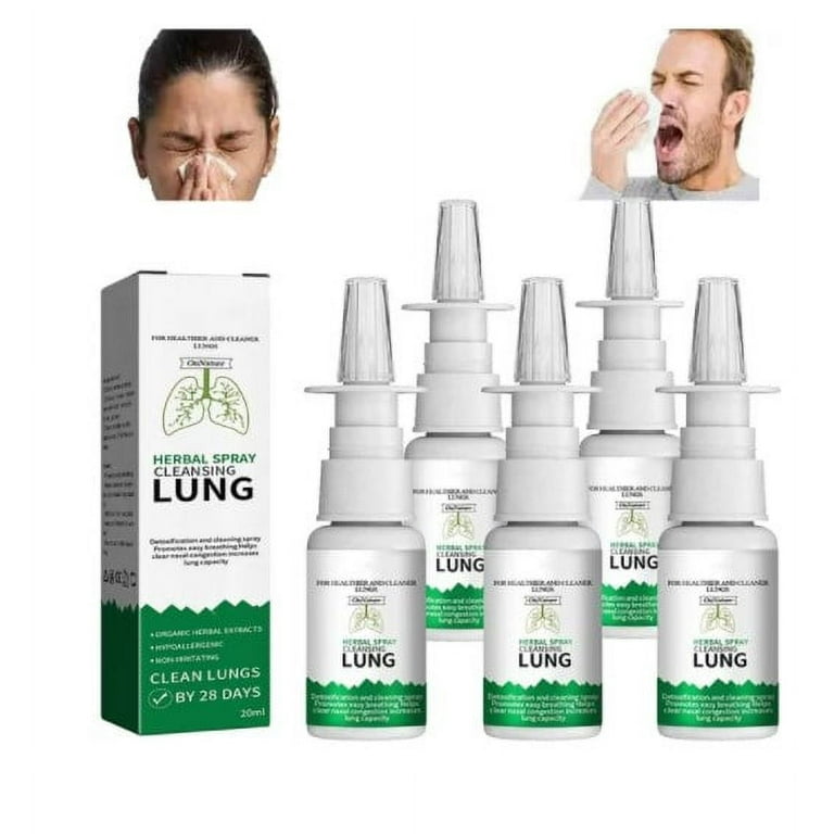 1/3/5/10PCS 2023 New OnNature Organic Herbal Lung Cleanse & Repair Nasal  Spray PRO,Natural Herbal Essence Cleansing Lung Spray,Organic Herbal Lung