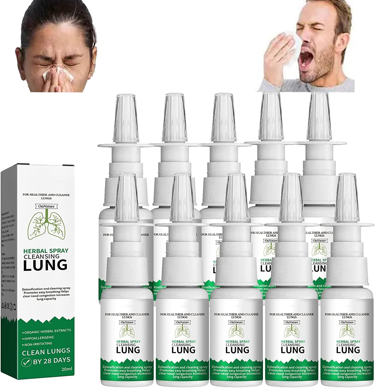 1/3/5/10PCS 2023 New OnNature Organic Herbal Lung Cleanse & Repair Nasal  Spray PRO,Natural Herbal Essence Cleansing Lung Spray,Organic Herbal Lung  Cleanse Repair Nasal Spray 