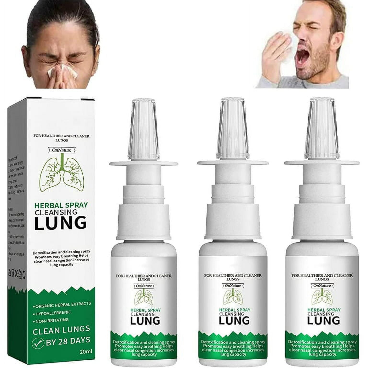 LungCare® Organic Herbal Lung Cleansing Spray - Buy Today Get 55