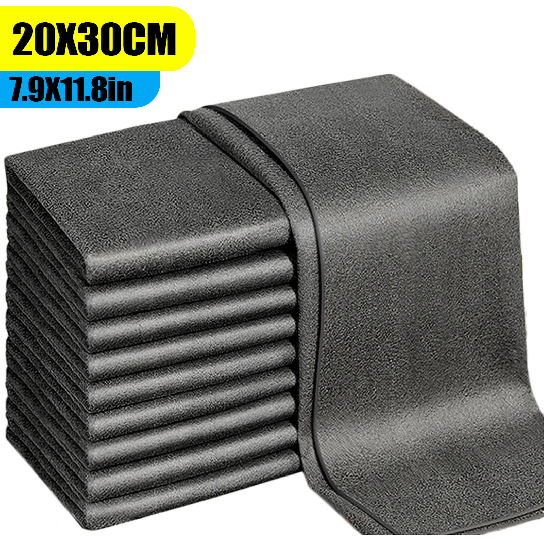 1/3/5/10Pcs Magic Cleaning Cloths Reusable Microfiber Washing Rags ...