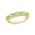 thumbnail image 1 of Everly Women's Peridot and Sapphire Sterling Silver Ring, 1 of 7