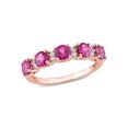 thumbnail image 1 of Everly Women's Rhodolite and Topaz Sterling Silver Ring, 1 of 7