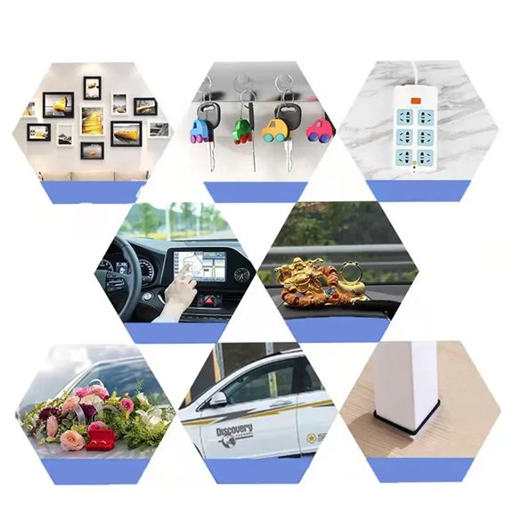 1/3/5m Nano Double Sided Adhesive Tape, Traceless Waterproof Gel Sticker for Bathroom, Kitchen Sink and Tap Mounting
