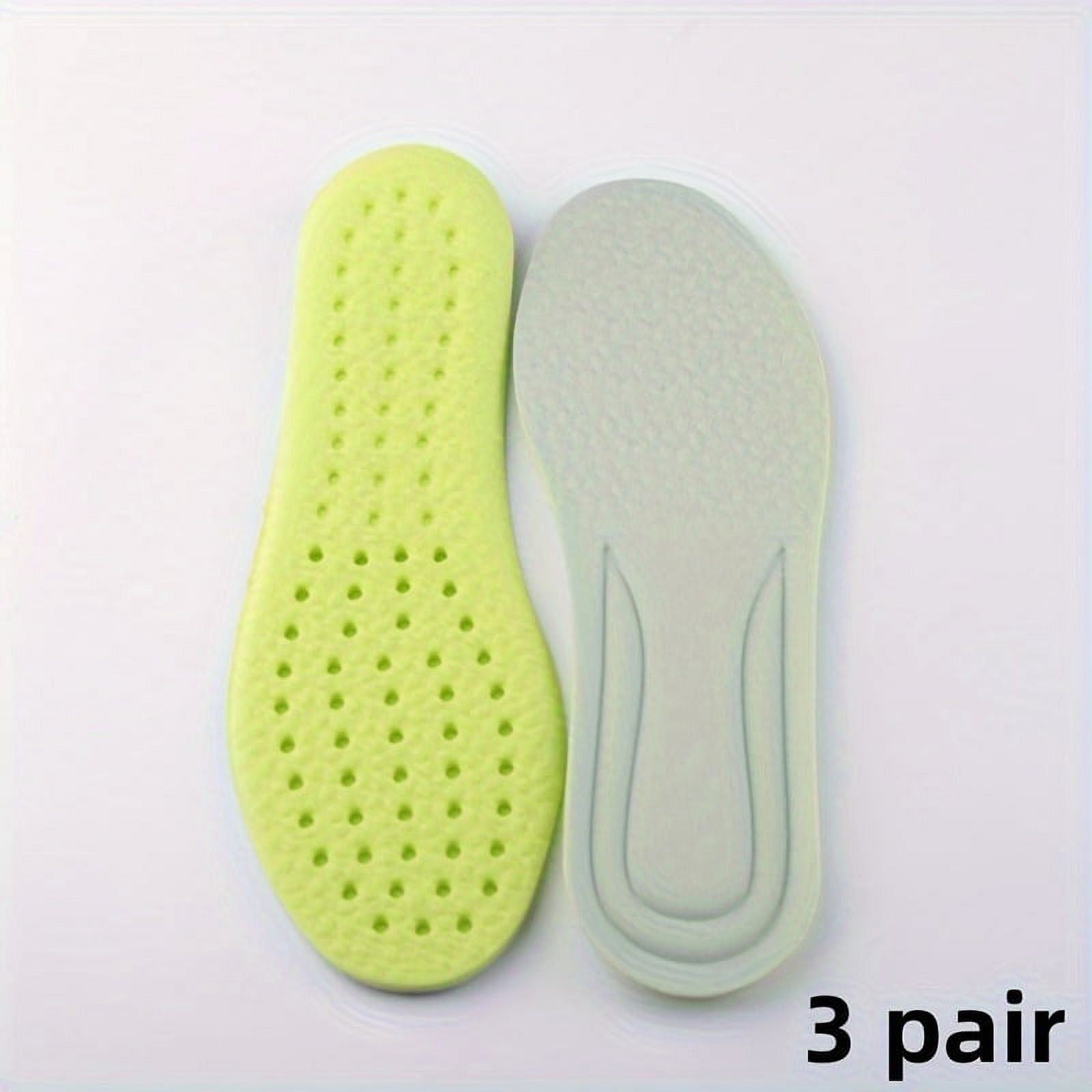 1/3/5pairs Wormwood Deodorant Insoles, Men's And Women's Super Soft