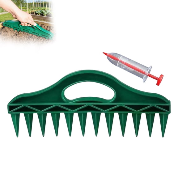 1/3/5pcs Garden Dibber, Multifunctional Soil Spacer for Planting Seeder, Handheld Seeder Planter Tool Seeder Dibber, Portable Gardening Tools, for Precise Seedling Spacing