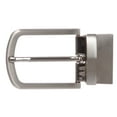 thumbnail image 1 of 1 3/8" (34 mm) Rectangular Nickel Free Round Twisted Clamp Belt Buckle, 1 of 4