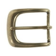 thumbnail image 1 of 1 3/8" (34 mm) Single Prong Solid Brass Horseshoe Belt Buckle, 1 of 1