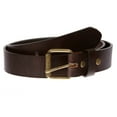 thumbnail image 1 of 1 3/8" (34mm) Snap On Standard Plain Top Leather Jean Belt, 1 of 3