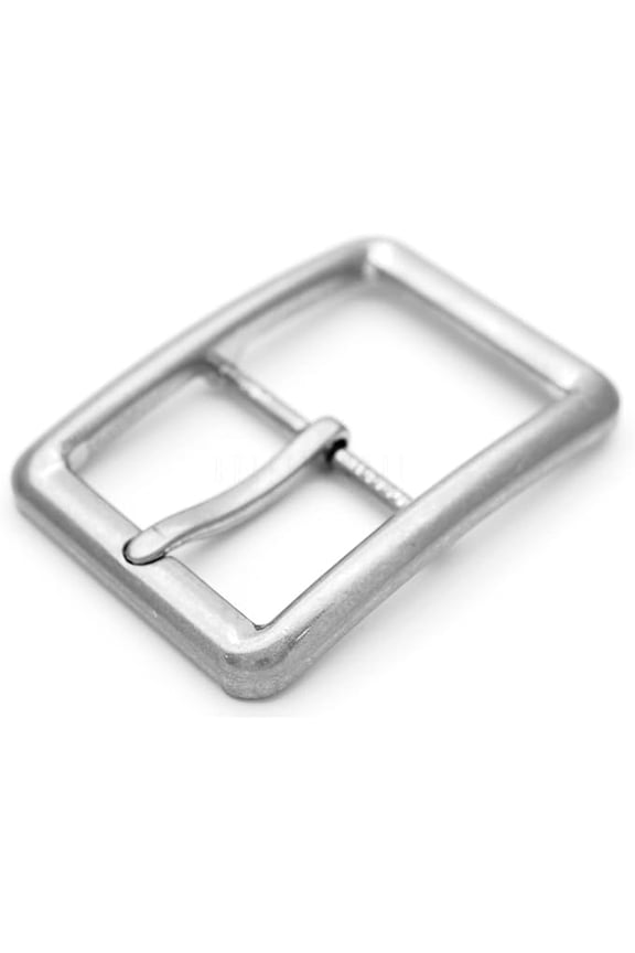 1 3/8" (35 mm) Belt Buckle Single Prong Buckle for Replacement DIY Leather Craft HRBK (H50631, Antique Silver)