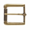 thumbnail image 1 of 1 3/8" (35 mm) Nickle Free Single Prong Square Roller Belt Buckle, 1 of 2