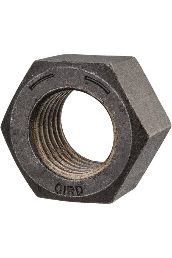 1-3/8 - 6 UNC Steel Right Hand Hex Nut