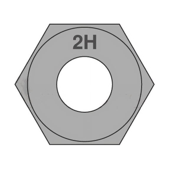 1 3/8-8 Heavy Hex Nuts / A194 Grade 2H / Hot Dip Galvanized (Quantity: 40 pcs)