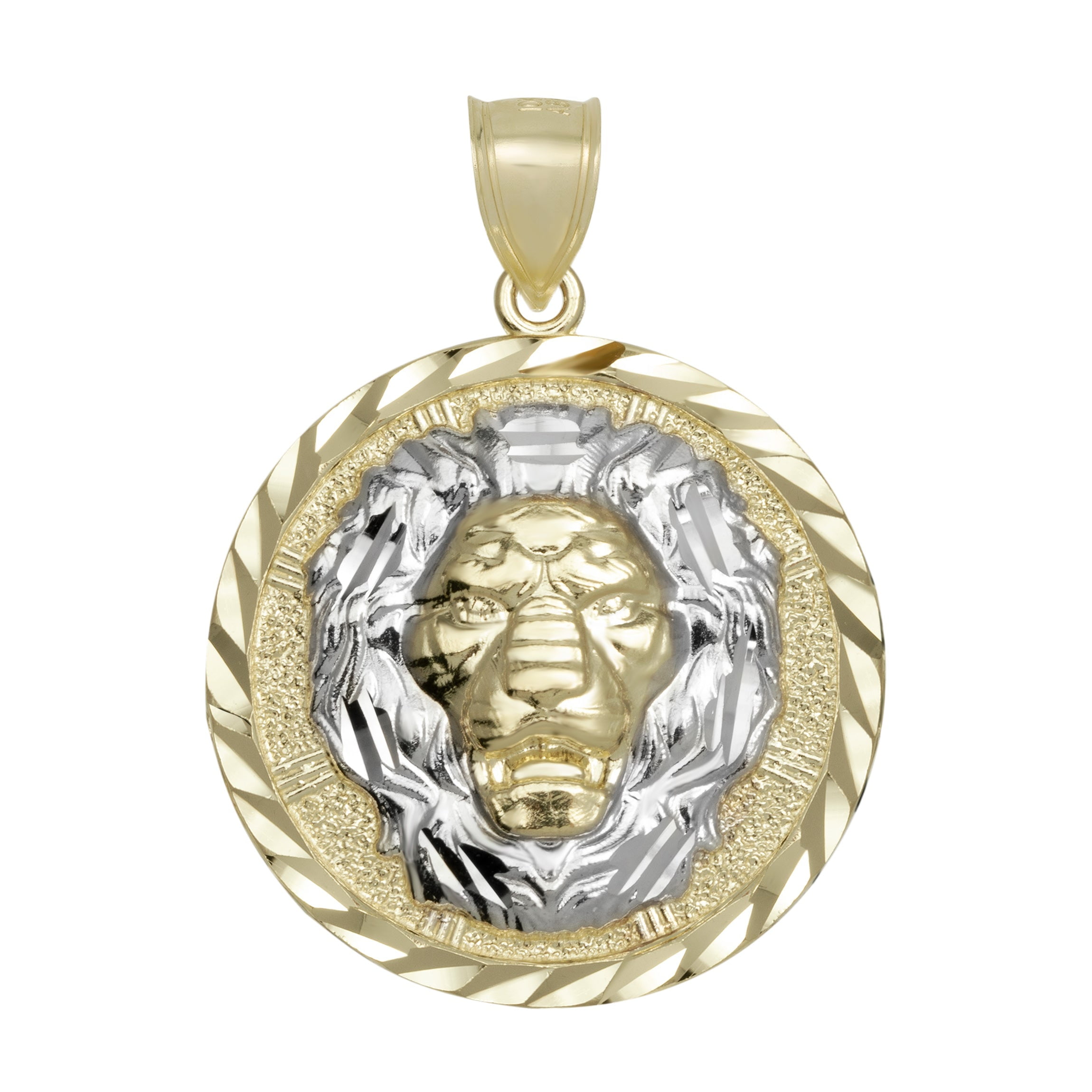 Lion medallion pendant outlet