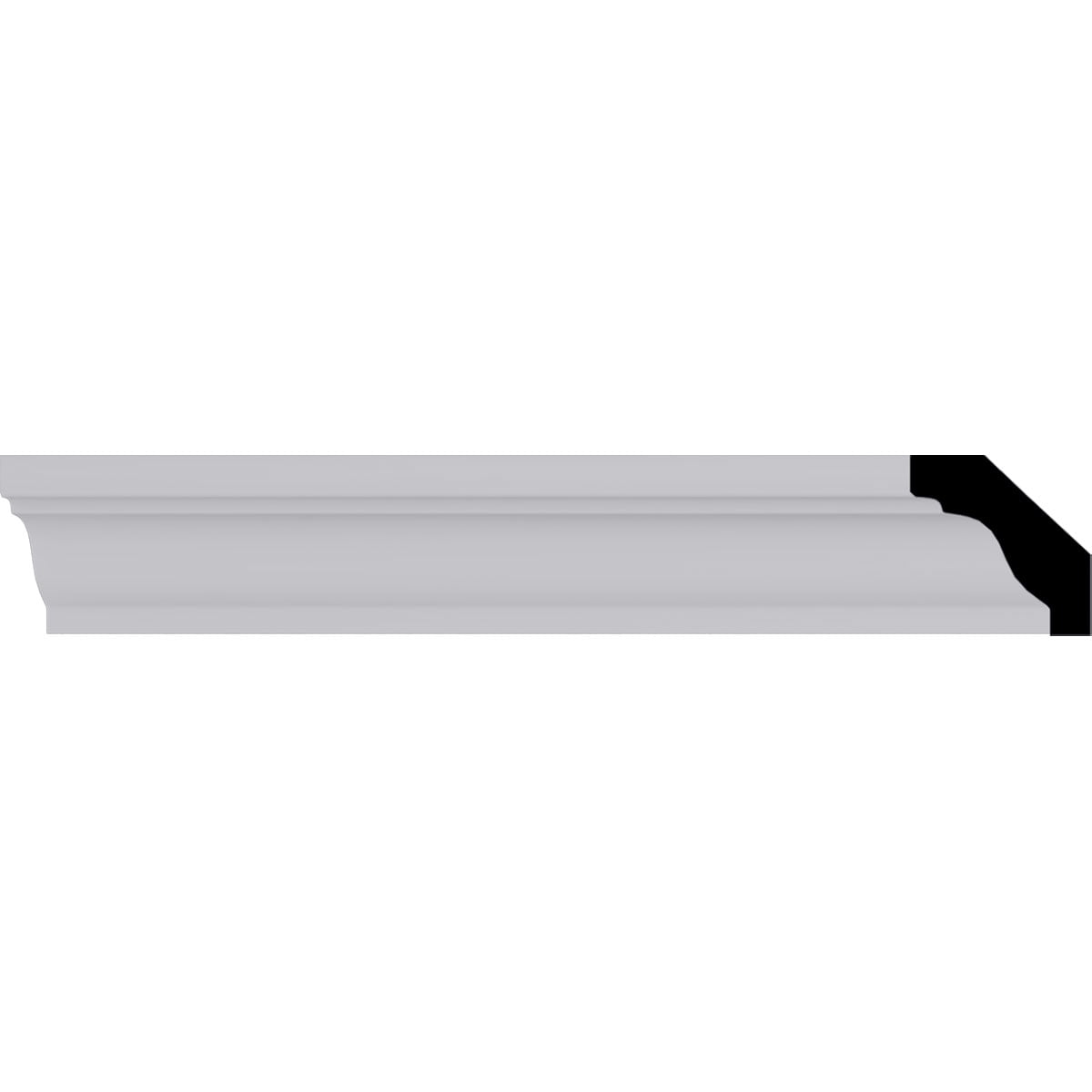 1 3/8"H x 1 3/8"P x 1 7/8"F x 94 1/2"L Artis Crown Moulding