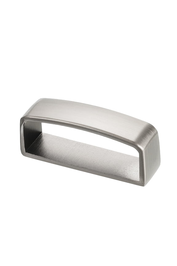 1-3/8 Inch 40mm Belt Loop Keepers, Alloy Belt Strap Ring Men's Buckle for DIY Craft Belt Fixing, Silver Grey