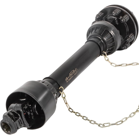 PTO Shaft, 1-3/8' 6 Spline Tractor and Implement Ends PTO Driveline Shaft, Series 4 Tractor PTO Shaft, 43'-59' Brush Hog PTO Shaft with Slip Clutch Black, for Finish Mower, Rotary Cutter