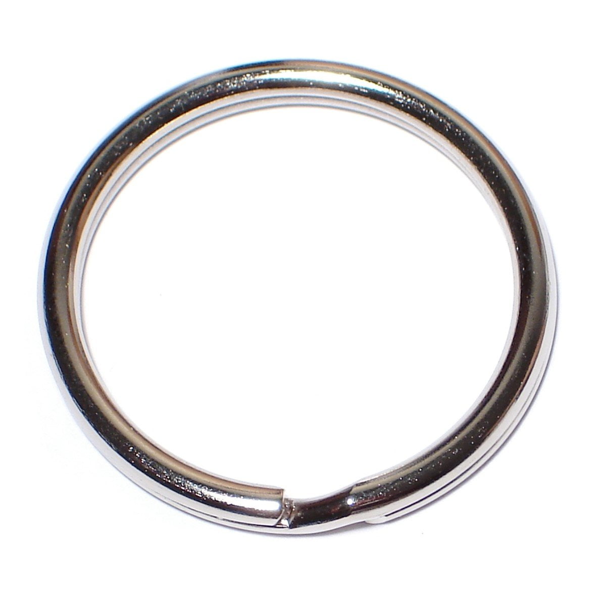 1-3/8" Nickel Split Key Rings (30 pcs.)