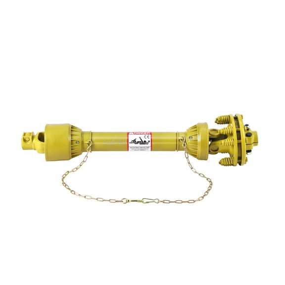 1 3/8" PTO Drive Shaft & SlipClut-ch 31.5"-41" 6 Spline Both Ends PTO FrictionClut-ch Carburized Steel Tractor SlipClut-chfor Bush Hog/Finish Mower/Rotary Cutter