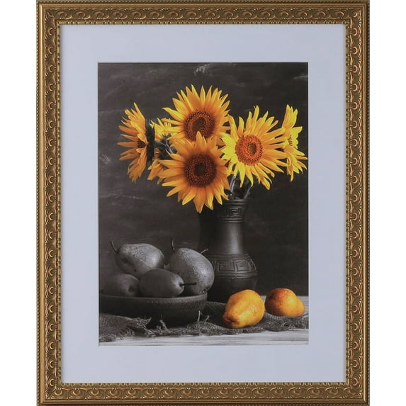1-3/8" Polystyrene French Country Classic Picture Frame - by WholesaleArtsFrames-com 14x18 3210 Series - Antique Gold - Made In USA