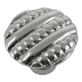 thumbnail image 1 of 1 3/8" Ribbed Knob - Polished Nickel, 1 of 2