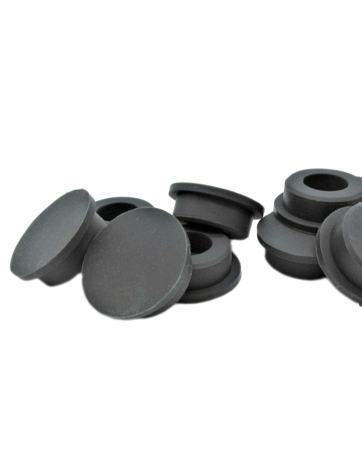 1 3/8" Rubber Hole Plugs With Compression Stem Black Rubber Plugs For